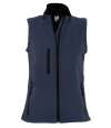 46801 Ladies Rallye SOL'S Ladies Rallye Soft Shell Bodywarmer French Navy colour image